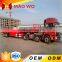 China manufacturer 60t flatbed with side wall semi trailer for sale
