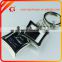 quadrilateral photo frame key chain for Father's Day Gift