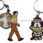 Customized Design Fancy Key Chain, Blank Key Ring