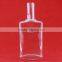 Hot selling cheap bulleitwse 700ml bottles short boston wine bottles lung shape whiskey bottle