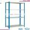 5 layer medium duty clip shelving with sloted posts