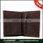New hot sale product crazy horse leather men's wallet with coin pocket and license holder