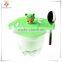 Reusable silicon coffee cup lid with spoon