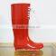 2015 fashion ladies green sexy rain boots with shoe lace