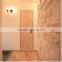 Soft feel natural wooden sliding closet doors finished with persimmon juice