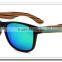 Bamboo Sunglasses Men Vantage Polarized lenses Skateboard Wood Arm Wooden Sunglass With High Quality