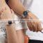 Stainless steel quartz watch with calendar