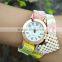 geneva women vogue knitted bracelet watch lady crystal heart bohemian style watches reloj