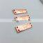 customized rose gold plating label rose gold electroplating processing label manufacturing process