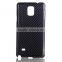 Plated Carbon Fiber Plastic Case for Samsung Galaxy Note 4 N910 N910C N910S