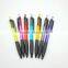 LOGOprinting ball pen with Black clip and black Grip