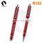 KKPEN Metal Material Red Bright Chrome Office & School Pen