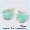 Wholesale Fashion Jewelry Thailand Women Glass Teardrop Pendant
