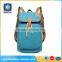 Leisure drawstring unisex blue 600D fashionable backpacks