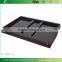 DT024/OEM Black Color Bamboo Tray TV Laptop Tray Bedroom with Paiting Food Table Disk Trays with legs