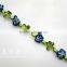 good quality blue and white flower lace trim