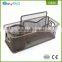 EasyPAG Power Coated Office Desk Organizer Wire Mesh Letter Tray Metal Pen Holder With Hole