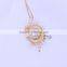 2016 New Arrival Factory Price Golden Pearl Pendant With Necklace