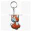 Hot selling soft pvc angel keychain