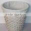 high quality customized willow/vicker laundry basket