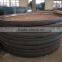 customized printed steel flange forming pressed flat tank end caps cover