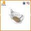 chrome boat shape furit basket with stand