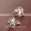 Latest Trends Earrings Diamond Rotatable Star Silver Earring Custom Logo Earrings