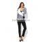 Pretty steps winter warm ladies casual tight black jean pants fat woman