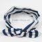 Wholesale cotton kids rabbit ear bunny headband, baby infant knot wrap bunny headband wholesale