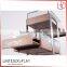 New Style Walnut Veneer Clothing Display Stands For Metal