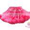 Hot sale pink tutu skirts for girls mini skirt  cute dress wholesale children's boutique clothing girl party wear western