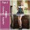 Wholesale Black simple strapless lace hem purry mini dress sexy girls japanese maid costume