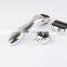 Silver 3 in 1 microneedles derma roller for hair loss treatment