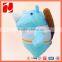 OEM cute blue baby small plush hippo toy