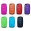 Red Blue Orange Eco-friendly Silicone Soft Cover Car Protective Key Cases