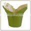 Colourful Indoor Decoration kraft paper flower pot