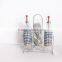 high quality glass olive oil bottle with decal