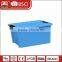 Hot sale top quality 30-70L toy doll shoe transparent plastic storage box with lid