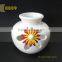 Beautiful white color ceramic flower vase