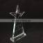 made in china cheap plastic metal acrylic trophy design