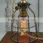 Coffee Shop Metal Wire Steel Ceiling Lamp Light Bulb Cover