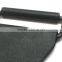 1" Black Chafe With Rectangle Metal Loop & PP Roller, Plastic Chafe With Metal Loop and Roller, POM