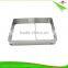 ZY-F1401 pratical adjustable stainless steel square mousse cake mold