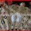 High quality handmande heart pattern lace fan