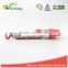 WCHXK01 Stainless Steel Locking strawberry shape Food Tongs with Heat Resistant Silicone Heads