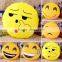 Soft Emoji Smiley Emoticon Yellow Round Cushion Pillow Stuffed Plush Toy Doll Christmas Present New