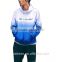 Graduated Color Men's French Terry Hoodie Pullover Casual Dip-dye Cotton Hoodie For Man With Good Quality