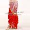2015 newest sexy stage performance clothing,ladies chiffon belly dance skirt with paillette