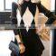 Long Sleeved Turtleneck Sweater / Knit Turtleneck Sweater Backing Shrug