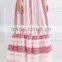 Wholesale Women Apparel Breezy White Cotton-blend Gauze Multicolor Maxi Skirt(DQE0379SK)